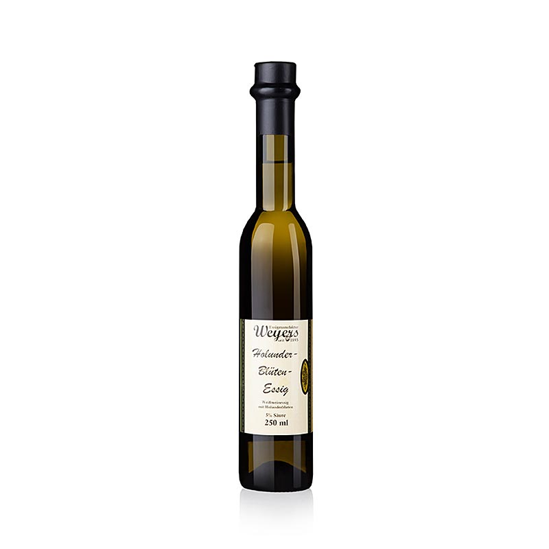 Vinaigre de fleur de sureau Weyers, 5% d`acide - 250 ml - Bouteille