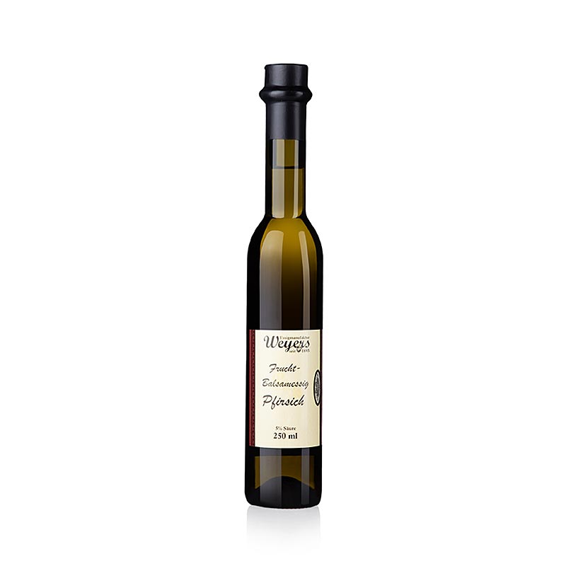 Vinaigre balsamique de pêche Weyers, 5% dacide - 250 ml - bouteille