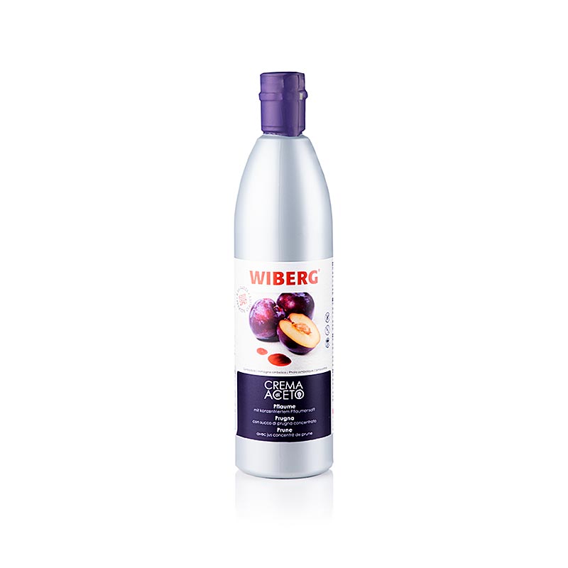 WIBERG Crema di Aceto, Pflaume, Squeeze Flasche - 500 ml - Pe-flasche