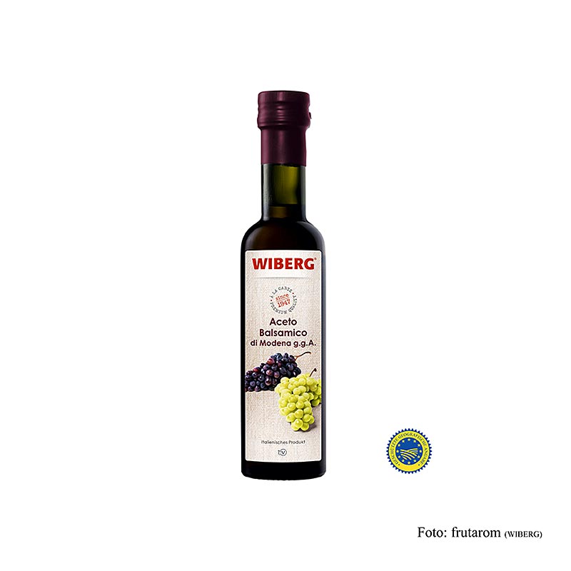 Wiberg Aceto Balsamico di Modena G.G.A., 6 Jahre, 6% Säure - 250 ml - Flasche