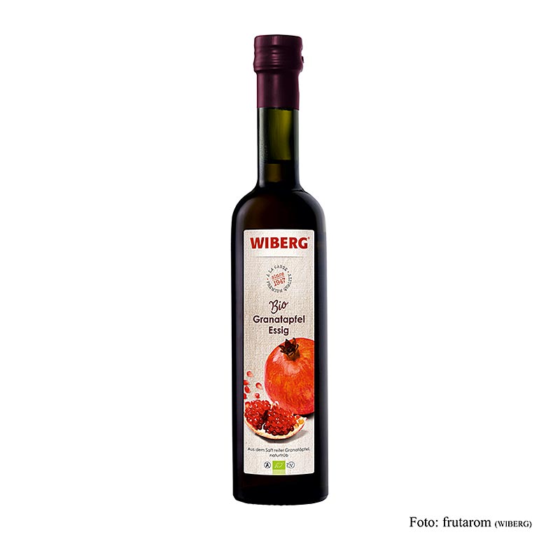 Wiberg Pomegranate Vinegar, naturally cloudy, 5% acid, organic - 500 ml - bottle