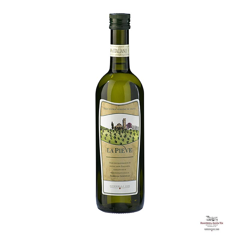 Ekstra jomfru olivenolie, Santa Tea Gonnelli La Pieve - 750 ml - flaske