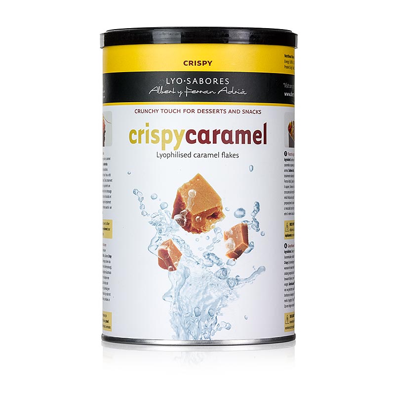 Lyo-Sabores, Crispy Caramel, Flocken mit Karamelgeschmack - 200 g - Aromabox