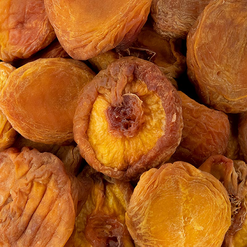 Peaches, dried, sulphured, with release agent - 1 kg - bag