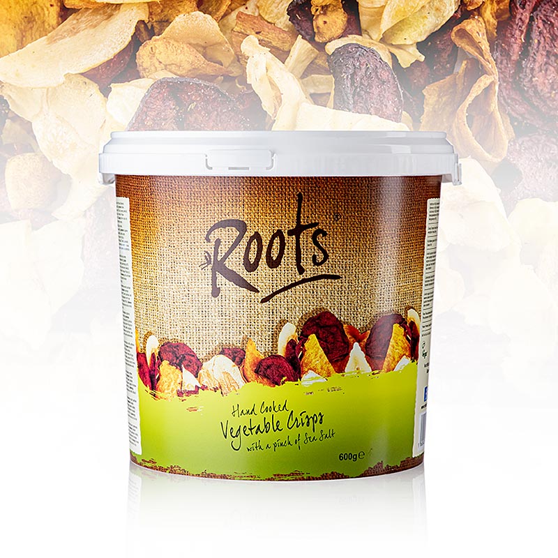 Vegetable chips (parsnip, carrot, beetroot), roots - 600g - PE bucket