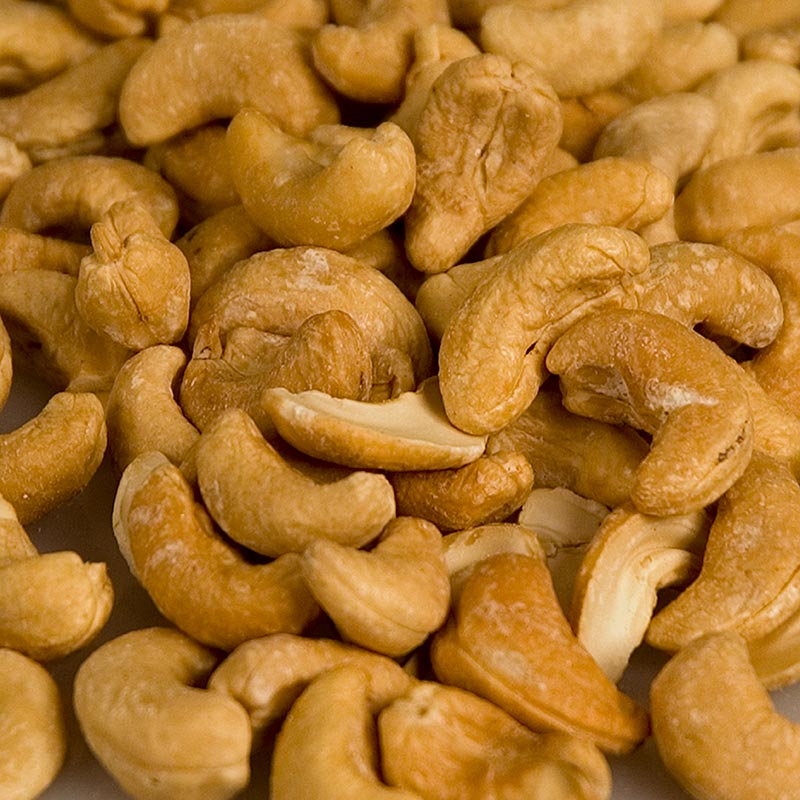 Cashewkerne, ganz, geröstet und mit Salz - 1 kg - Beutel