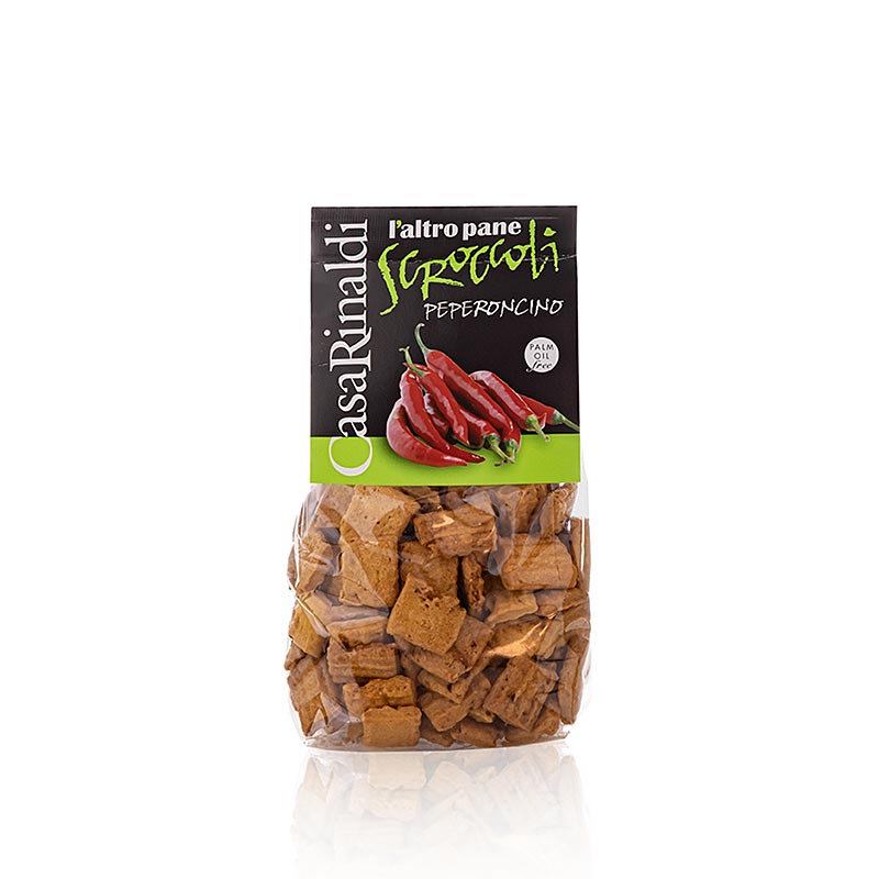 Scroccoli al peperoncino - snacks au piment - 300 grammes - sac