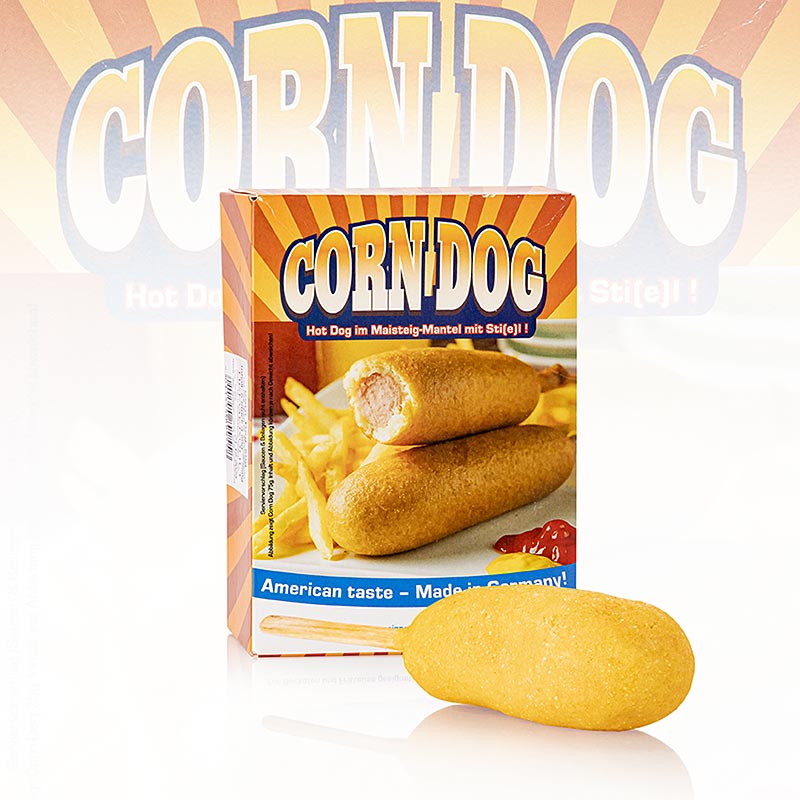 Corn Dogs am Stiel, Damhus - 250 g, 5 x 50g - Karton