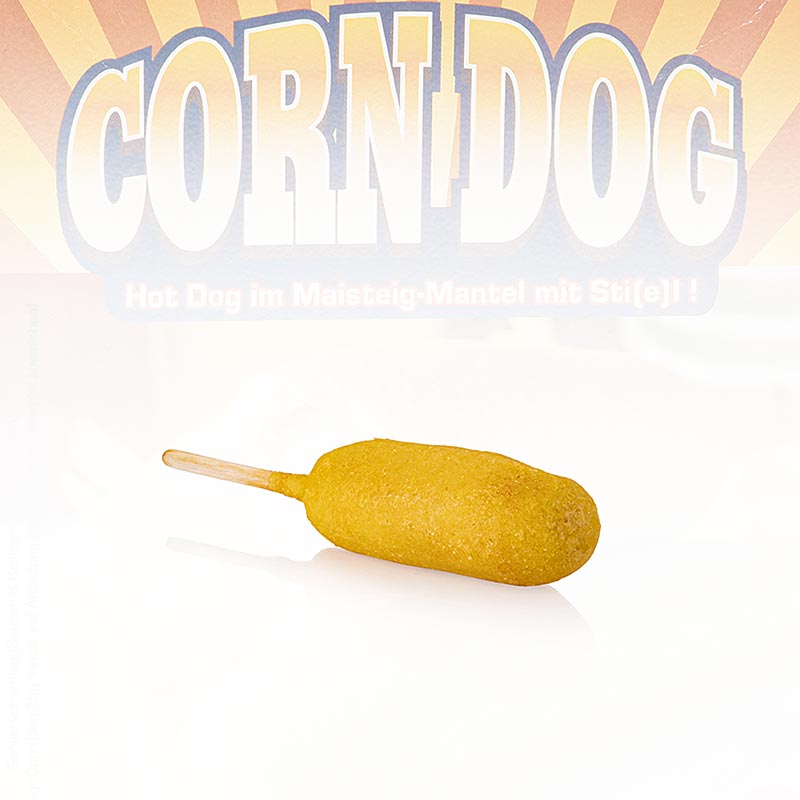 Corn Dogs on a Stick, Damhus - 3kg, 40x75g - Cardboard