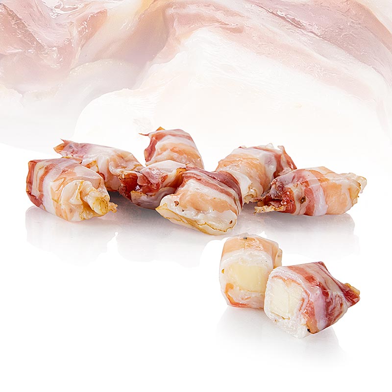 VULCANO bacon cheese, bacon premium et fromage de Styrie - 120 g - boîte