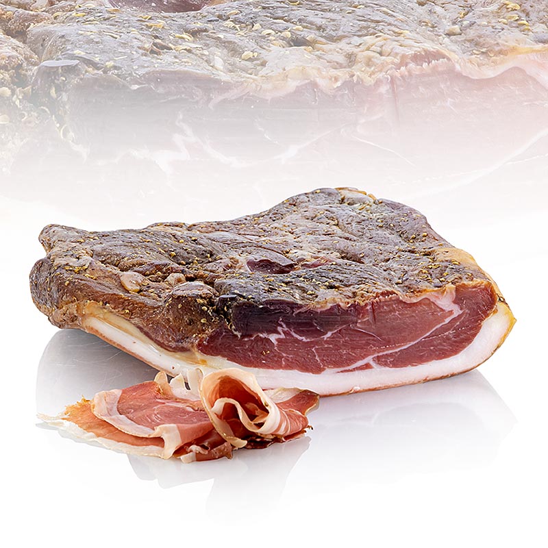 Jambon cru VULCANO, séché à l`air, de Styrie pendant 8 mois - environ 5 kg - vide