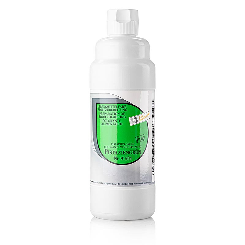 Colorant alimentaire liquide plus, vert pistache, 915, trois