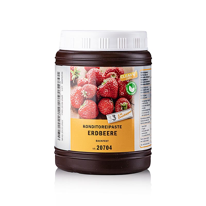 Erdbeer-Paste, Dreidoppel, No.207 - 1 kg - Pe-dose