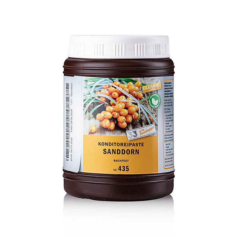 Sanddorn-Paste, Dreidoppel, No.435 - 1 kg - Pe-dose