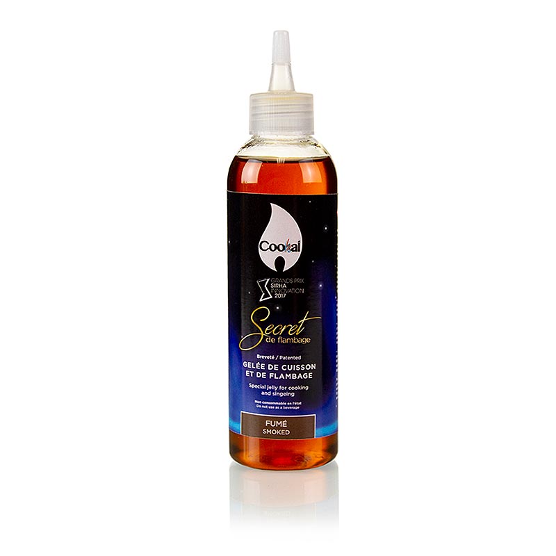 Secret de Flambage Fume (Smoke), Flambé Gel, Cookal - 200ml - pe bottle