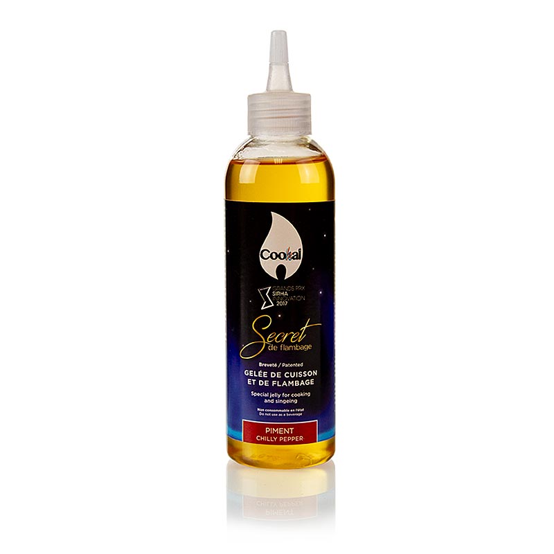 Secret de Flambage Allspice (Chili), Flambé Gel, Cookal - 200ml - pe bottle