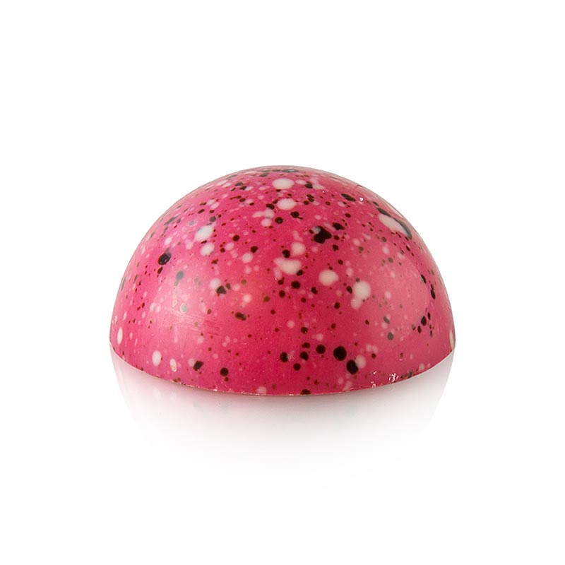 Schokoform Halbkugel, groß, rosa, Ø 80 x 40 mm, La Rose Noire - 900 g, 45 St - Blister