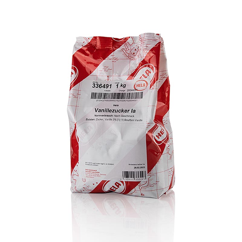 HELA Bourbon Vanilla Sugar 3% - 1 kg - bag