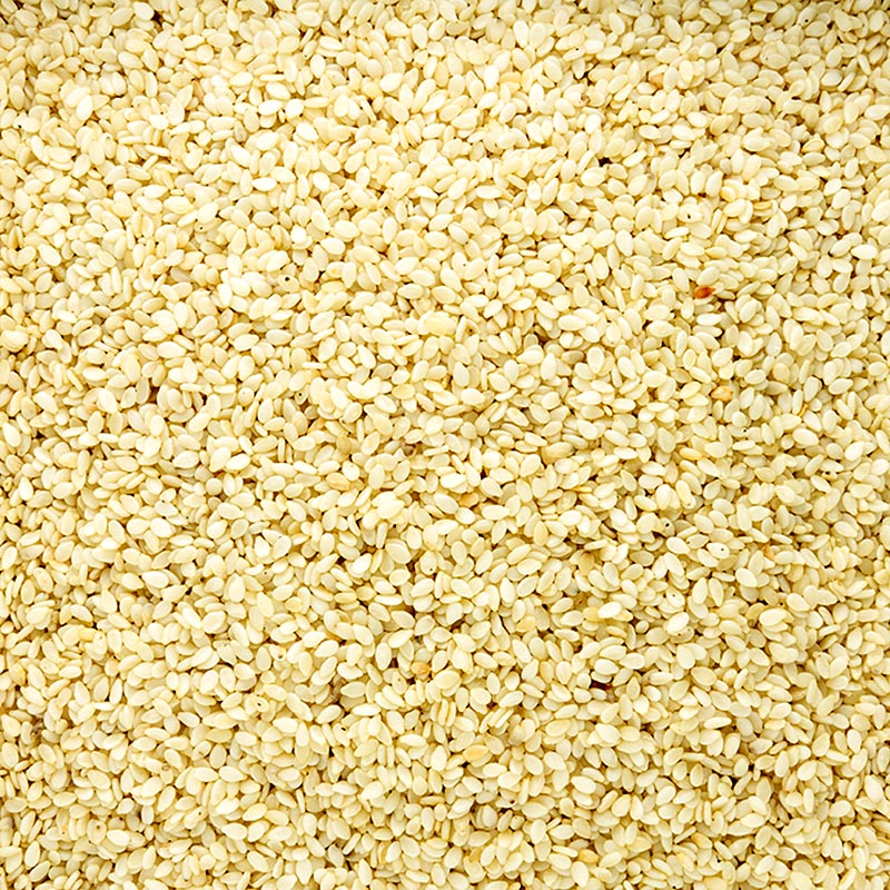 Sesame seeds, peeled, white - 1 kg - bag