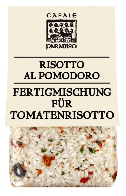 Risotto al pomodoro, Risotto met tomaten, Casale Paradiso - 300 g - pak Risotto al pomodoro, Risotto met tomaten, Casale Paradiso - 300 g - pak