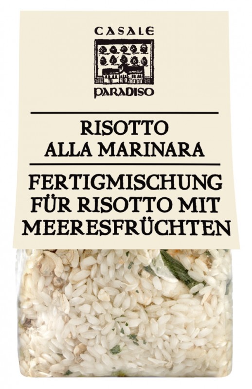 Risotto alla marinara, Risotto with seafood, Casale Paradiso - 300 g - pack