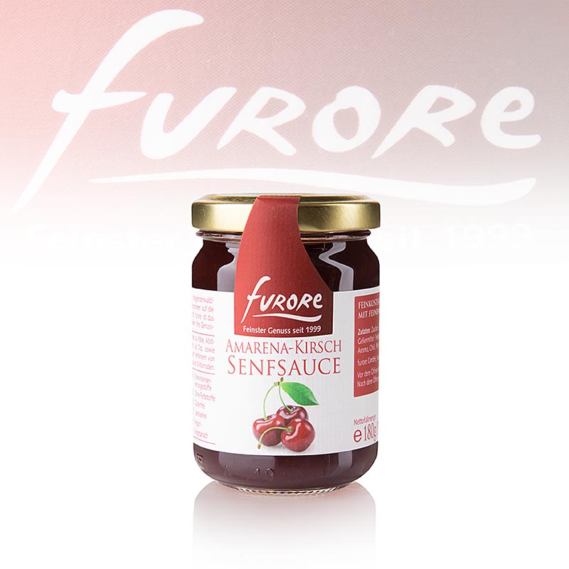 Furore - Amarena kirsebærsennepsaus - 130 ml - glas