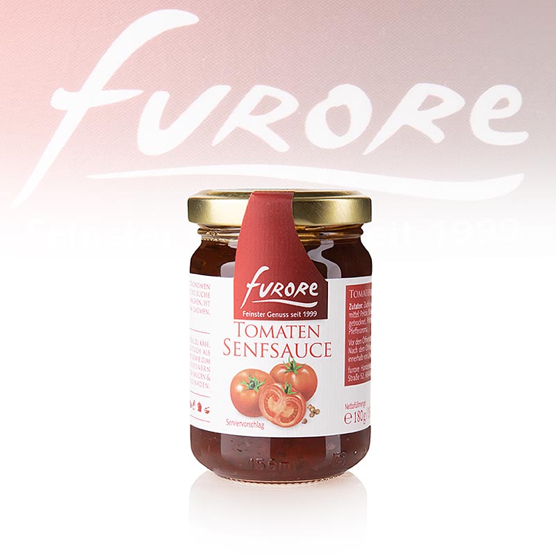 Furore - Tomaten-Senf-Sauce - 130 ml - Glas