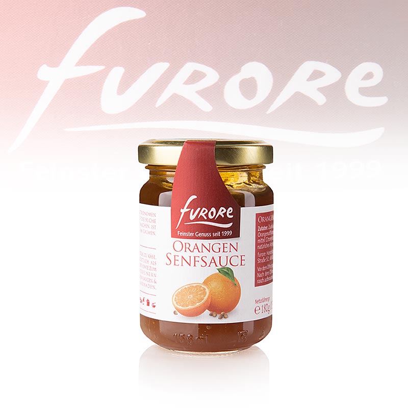 Furore - oranje mosterdsaus - 130ml - glas