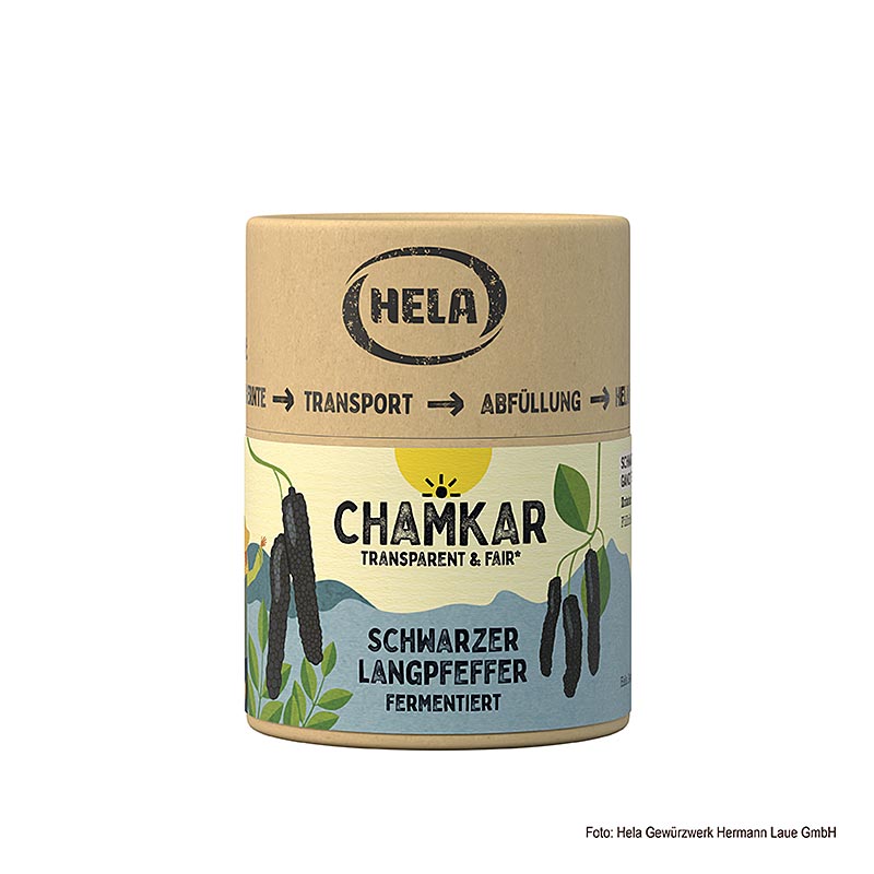 HELA Chamkar - Schwarzer Langpfeffer, fermentiert, getrocknet - 70 g - Aromabox HELA Chamkar - Schwarzer Langpfeffer, fermentiert, getrocknet - 70 g - Aromabox