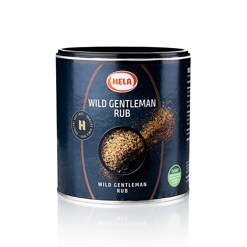 HELA Rub Wild Gentleman, préparation d`épices - 440 grammes - Boîte à arômes