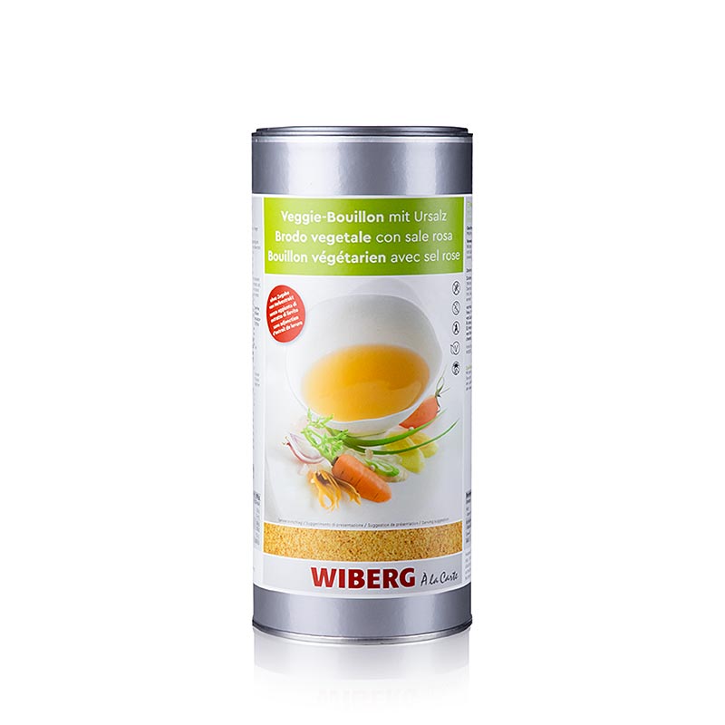 Wiberg Veggie-Bouillon mit Ursalz, pflanzlich, (281116) - 1,2 kg - Aromabox