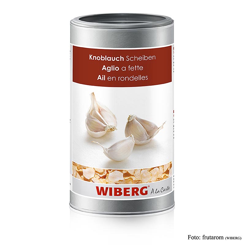 Tranches d`ail Wiberg - 400g - Sans danger pour les aromes
