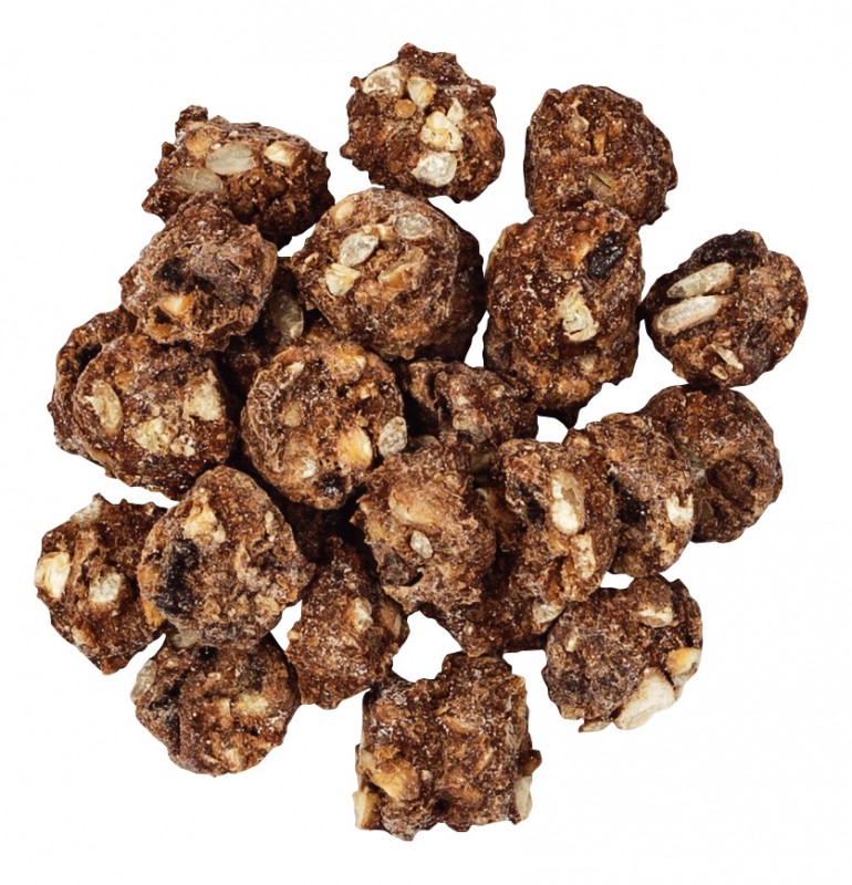 Bouchées de granola au chocolat et aux noisettes, bio, gf, Granola au chocolat et aux noisettes, sans gluten, bio, Généreux - 300 grammes - paquet