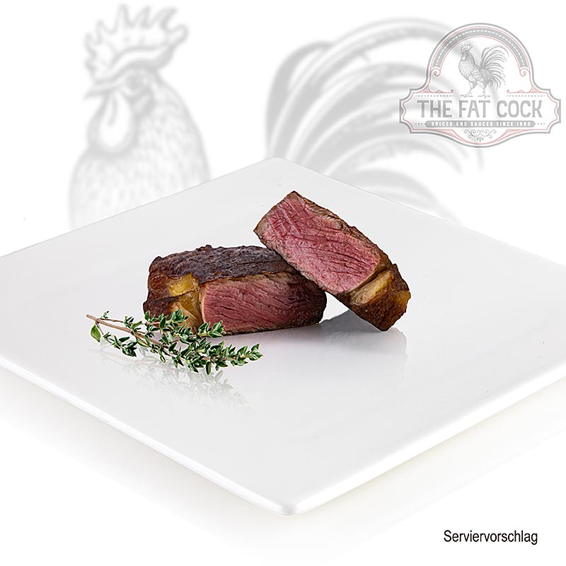 The Fat Cock Cuts - Rump steak de la génisse, Allemagne - environ 250g - vide