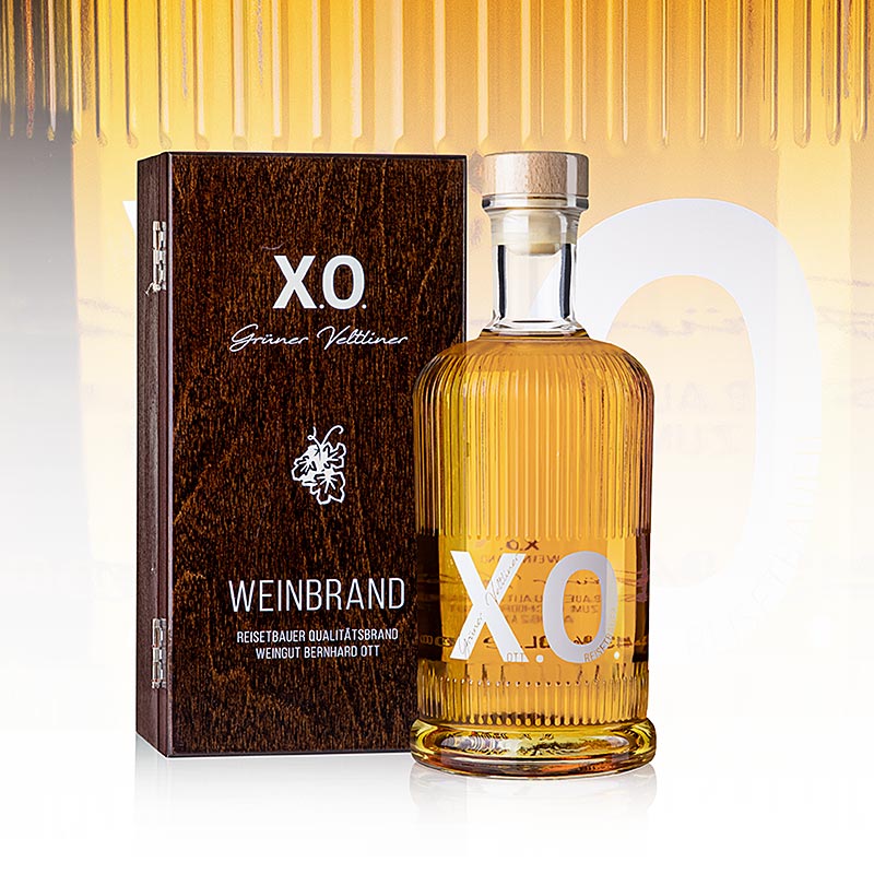 X.O Weinbrand Grüner Veltliner, 43% vol., Reisetbauer - 700 ml - Flasche