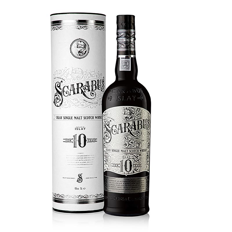 Single Malt Whiskey Scarabus 10 years, 46% vol., Islay Scotland, in GP - 700ml - Bottle