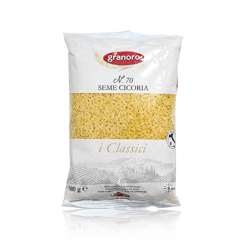 Granoro Seme Cicoria, rijstkorrelvorm, nr.70 - 500g - Tas