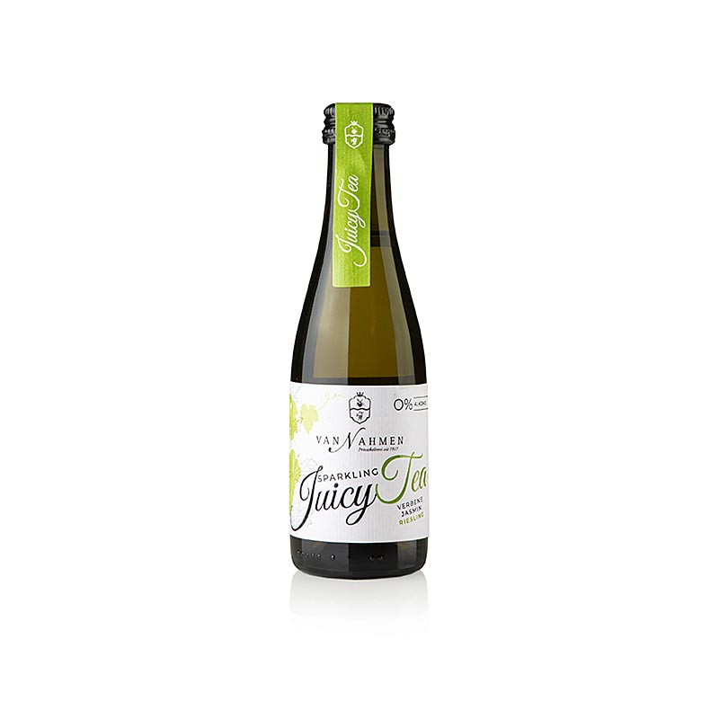 Sparkling Juicy Tea Verbene - Jasmin Tee - Riesling van Nahmen, BIO - 200 ml - Flasche