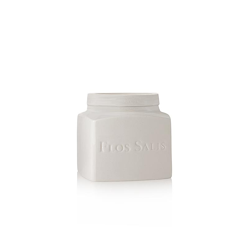 Table salt container Flos Salis® Flor de Sal, small, ORGANIC - 225g - ceramic pot