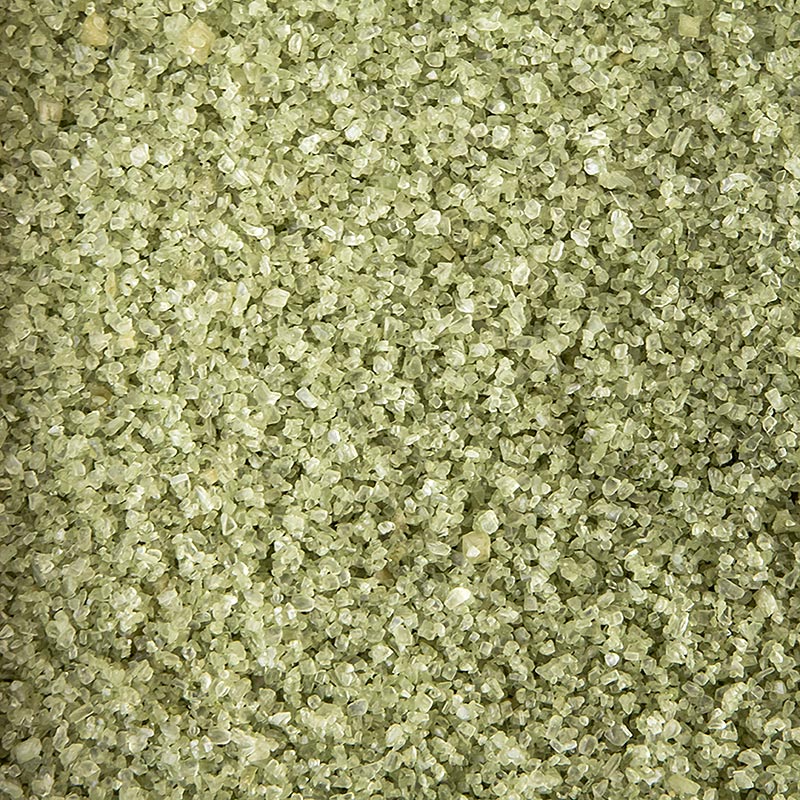 Palm Island Pacific Salt, gros sel décoratif vert à l`extrait de bambou, Bamboo Jade - 1 kg - sac