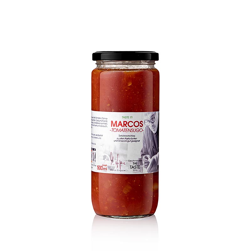 Sugo à la tomate de Marco Zingone - 500ml - Verre