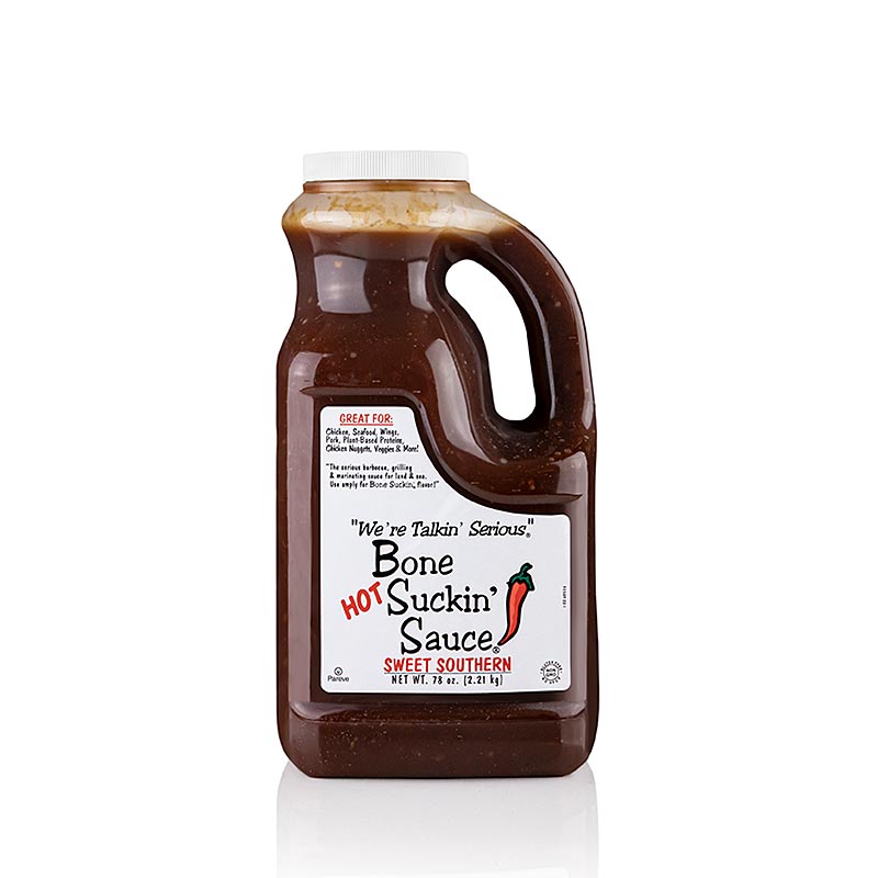 Sauce suceuse aux os sucree du Sud CHAUDE, Ford`s Food - 1,83L - Pe-caniste.