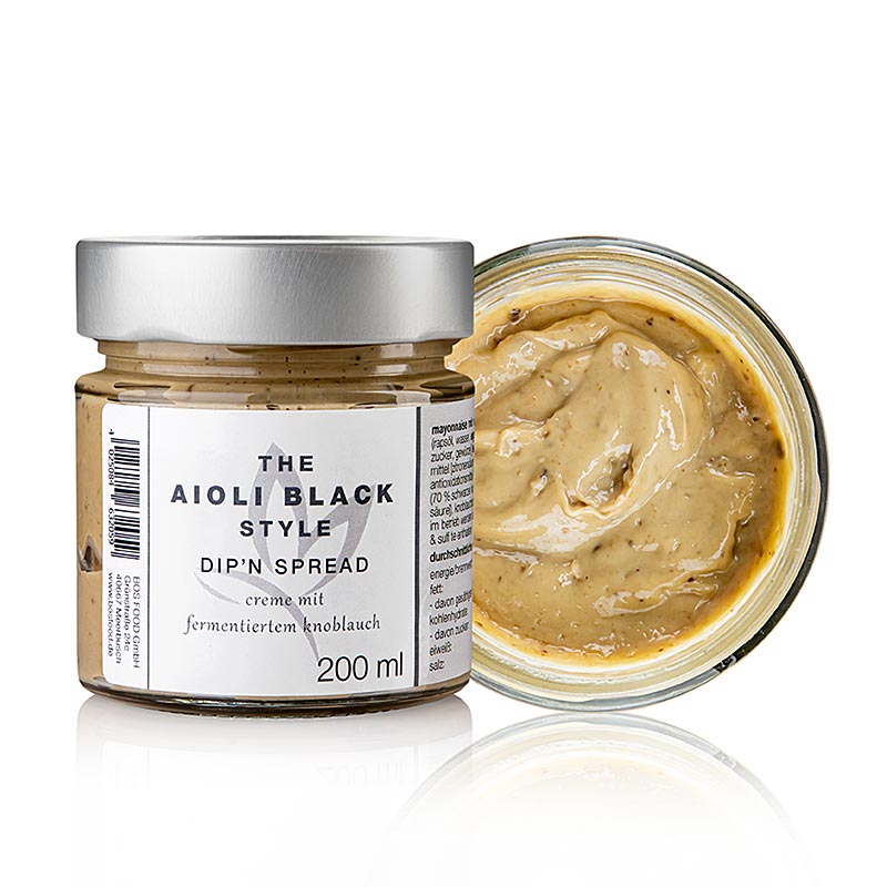 Serious Taste The Aioli - Black Style Sauce - 200ml - Glas