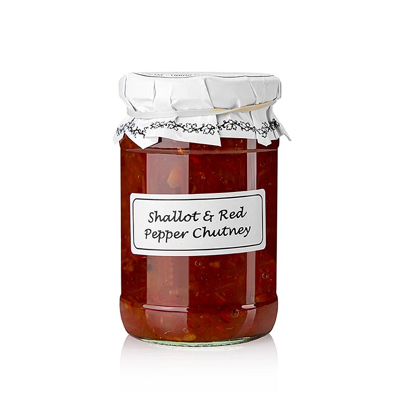 Shallot & Red Pepper Chutney, mit Schalotten & Paprika - 300 g - Glas