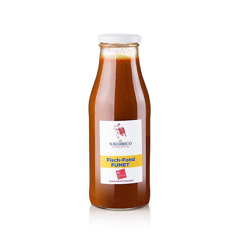 Fumet de Pescado - Fish and Seafood Fond (soup base), Il Navarrico - 480ml - Bottle