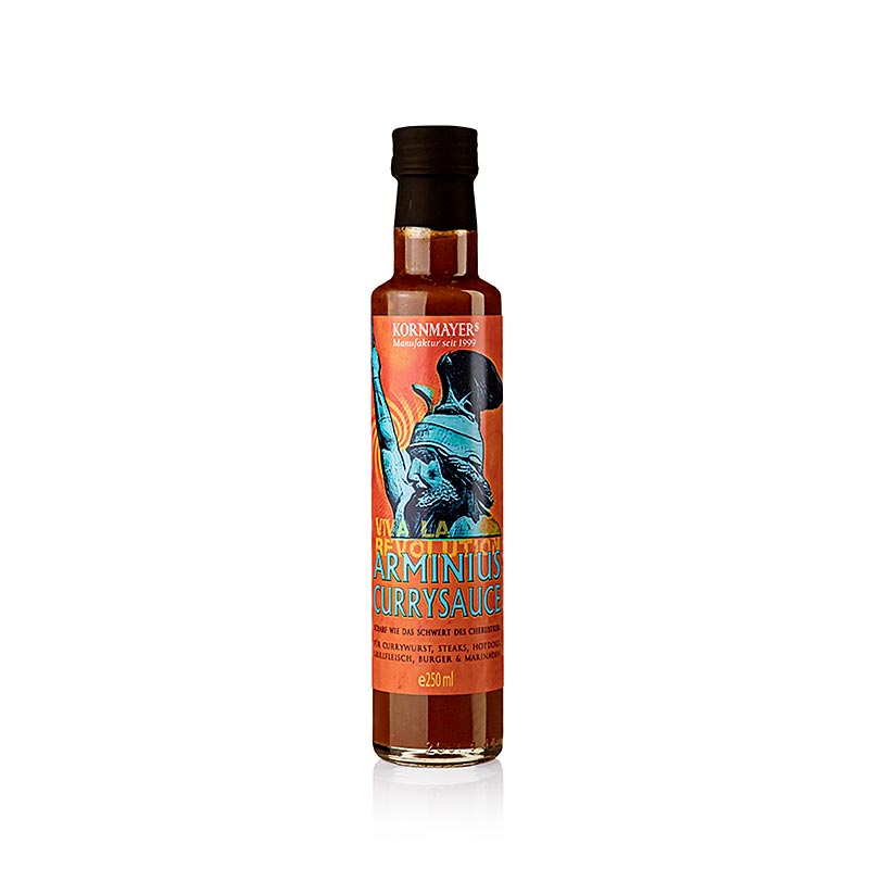 Arminius curry sauce, spicy, Kornmayer - 250ml - Bottle