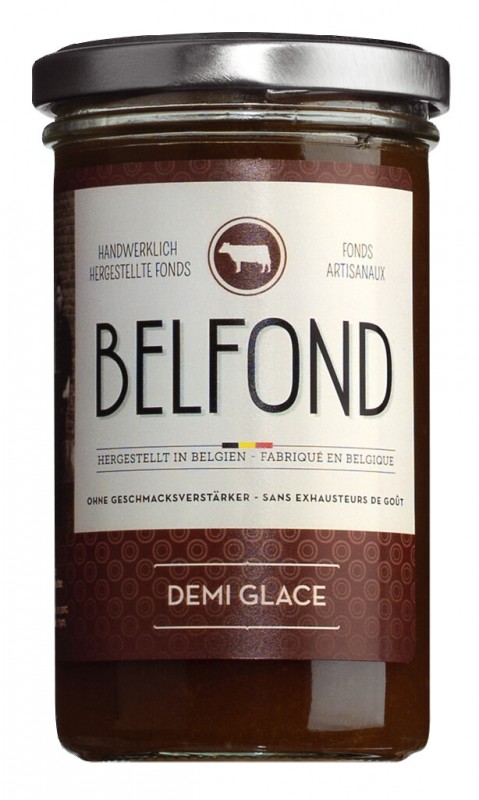 Demi Glace, Demi Glace, Belfond - 240 ml - Glas
