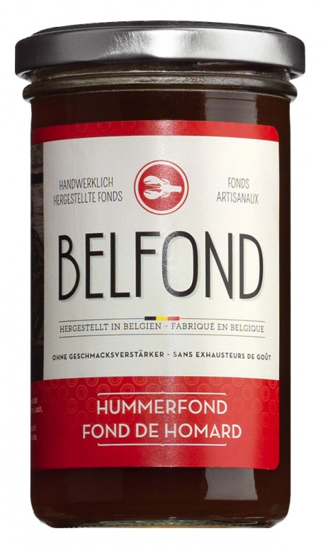 Fond de homard, Hummerfond, Belfond - 240 ml - Glas