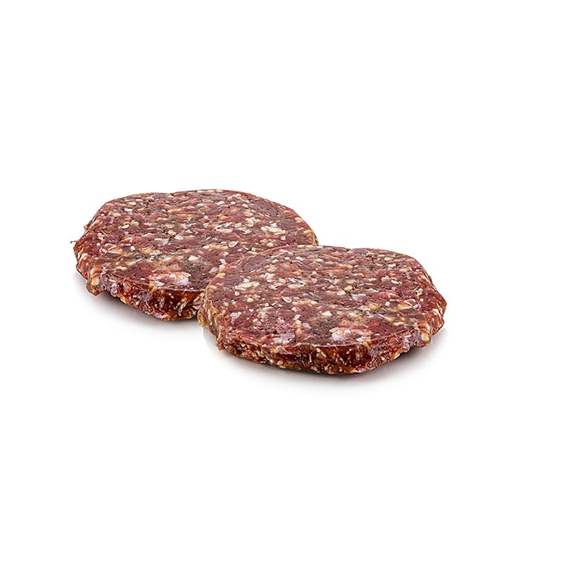 Galettes de hamburger, veau nourri à l`herbe, calibre - 360g, 2 x 180g - vide