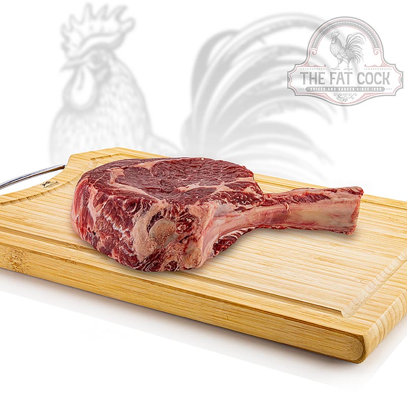 The Fat Cock - Tomahawk Steak de la génisse, Allemagne - environ 900g - vide